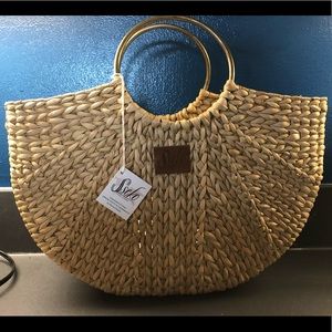 Straw purse